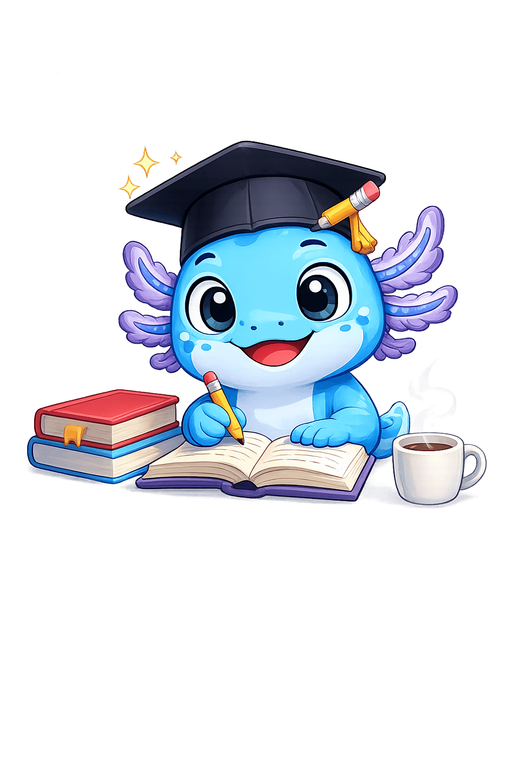 PAESin, la mascota escolar de Se Remonta, estudiando